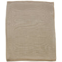 Echarpe en soie 43x160, mousseline de soie unie – Grège