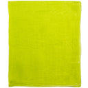 Echarpe en soie 43x160, mousseline de soie unie – Vert Anis