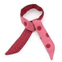 Lien en soie Gros Pois et mini Pois – Rose