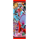 Echarpe en soie 43x140, mousseline de soie Lyon – Rouge