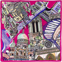 Carré de soie 67, Paris – Fuchsia
