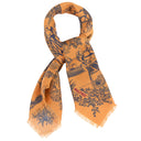 Carré en laine et soie 70 Jeunesse citadine – Orange