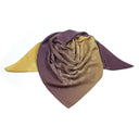 Carré en laine et soie 120 Modern Jouy – Jaune Prune