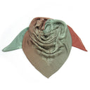 Carré en laine et soie 120 Modern Jouy – Vert