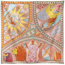 Carré de soie 120, Tarot de Marseille – Rose