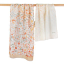 Echarpe en lin et coton 51x180 Nuée – Orange