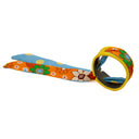 Bracelet Cuir et Lien en Rétro Pois – Orange
