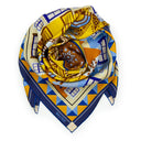 Carré de soie 90, Les lumières de Lyon – Bleu