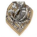 Carré de soie 67, Lyon Saint Vincent de l’Artiste Emilie Ettori – Beige