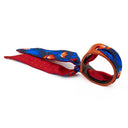 Bracelet Cuir et Lien en Campeche Mini pois – Bleu