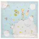 Carré de soie 67, le petit Prince Planètes – Bleu Ciel