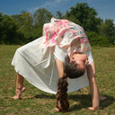 Carré de soie 67, Eiffel Paris de l’Artiste Emilie Ettori – Rose