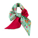 Bandeau de soie 6x86, Viva Mini Pois – Vert