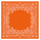 Carré en coton et soie 67 Bandana – Orange