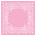 Carré en coton et soie 67 Bandana – Rose
