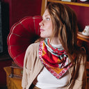 Carré de soie 90, Serre Tropicale – Rose