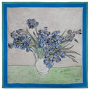 Carré de soie 67, Van Gogh, Iris – Bleu