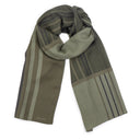 Echarpe en laine et soie 46x180 Linéaire – Vert