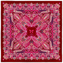 Carré de soie 67, Cachemire – Rose