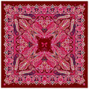 Carré en laine et soie 120 Cachemire – Rose