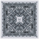 Carré en laine et soie 120 Cachemire – Gris