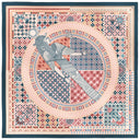 Carré de soie 67, Cléopatre– Bleu