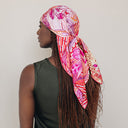 Carré de soie 90, Joséphine Baker – Rouge