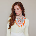 Carré de soie 67, Alice – Orange