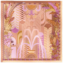 Carré de soie 67, Les années folles – Marron