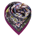 Carré de soie 67, Les frères lumières – Bleu Marine