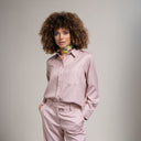 Bandeau de soie 6x86, Fleurs de l'artiste Lil Sire - Jaune