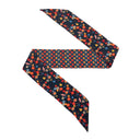 Bandeau de soie 6x86, Sakura - Bleu