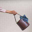 Bandeau de soie 6x86, Sakura - Marine Vert