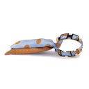 Bracelet doré et Lien en Pois – Bleu Ciel