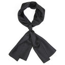Echarpe en soie 33x140, mini Pois – Noir