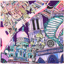 Carré de soie 120, Paris – Rose