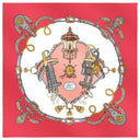 Carré de soie 90, Brides et Fronteaux – Rouge