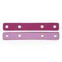 Bracelet Cuir et Lien en Hexa/Structure – Fuchsia Rose