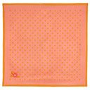 Carré de soie 49, Pois – Rose Jaune