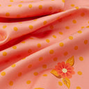 Silk Square 49, Polka Dots – Pink Yellow