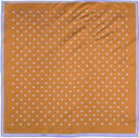 Silk Square 49, Polka Dots – Beige Sky Blue