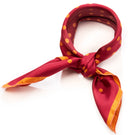 Silk Square 49, Polka Dots – Burgundy