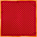 Silk Square 49, Polka Dots – Burgundy