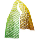 Linen and Cotton Scarf 51x180, Wild Grass – Green