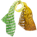 Linen and Cotton Scarf 51x180, Wild Grass – Green