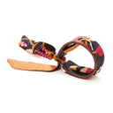 Bracelet Cuir et Lien en Faune et Mini Pois – Marron