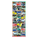 Echarpe en laine et soie 67x180 Puzzle de Carrosseries de l’Artiste Anne Du Planty – Rose