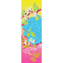 Echarpe en soie 43x140, mousseline de soie Guirlande Florale – Rose
