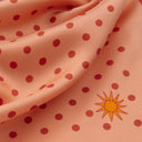 Carré de soie 67, Pois – Rose Terracota
