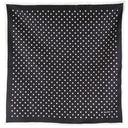 Carré de soie 67, Pois – Noir